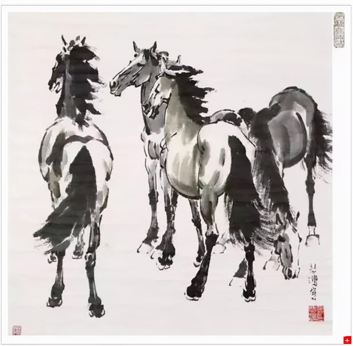 八骏图，徐悲鸿笔下的艺术与时代精神