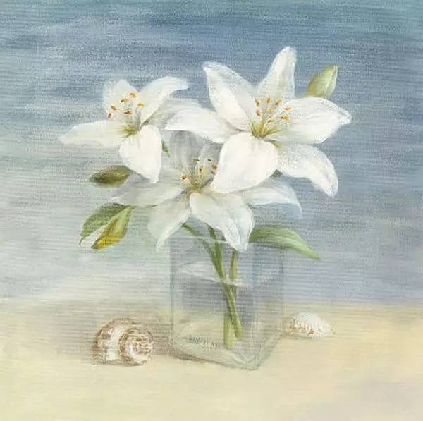站立油画