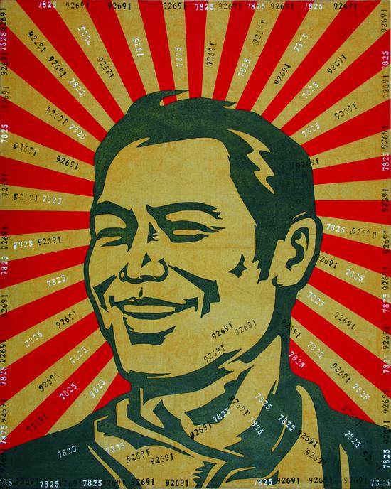 王广义，以大批判为笔，勾勒时代镜像的画家