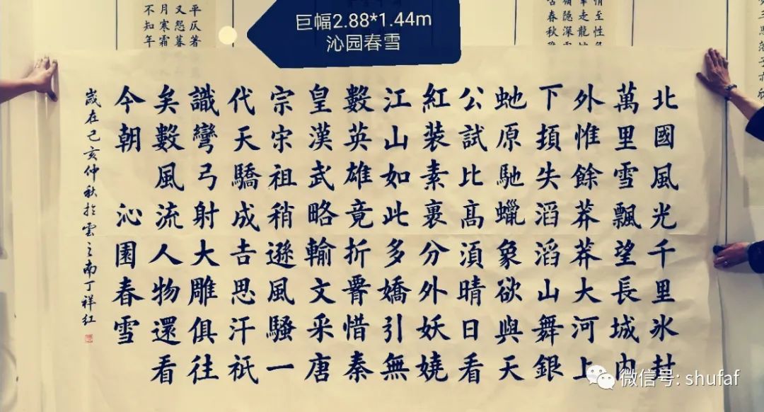 沁园春雪书法作品，小学生笔下的诗意与童真