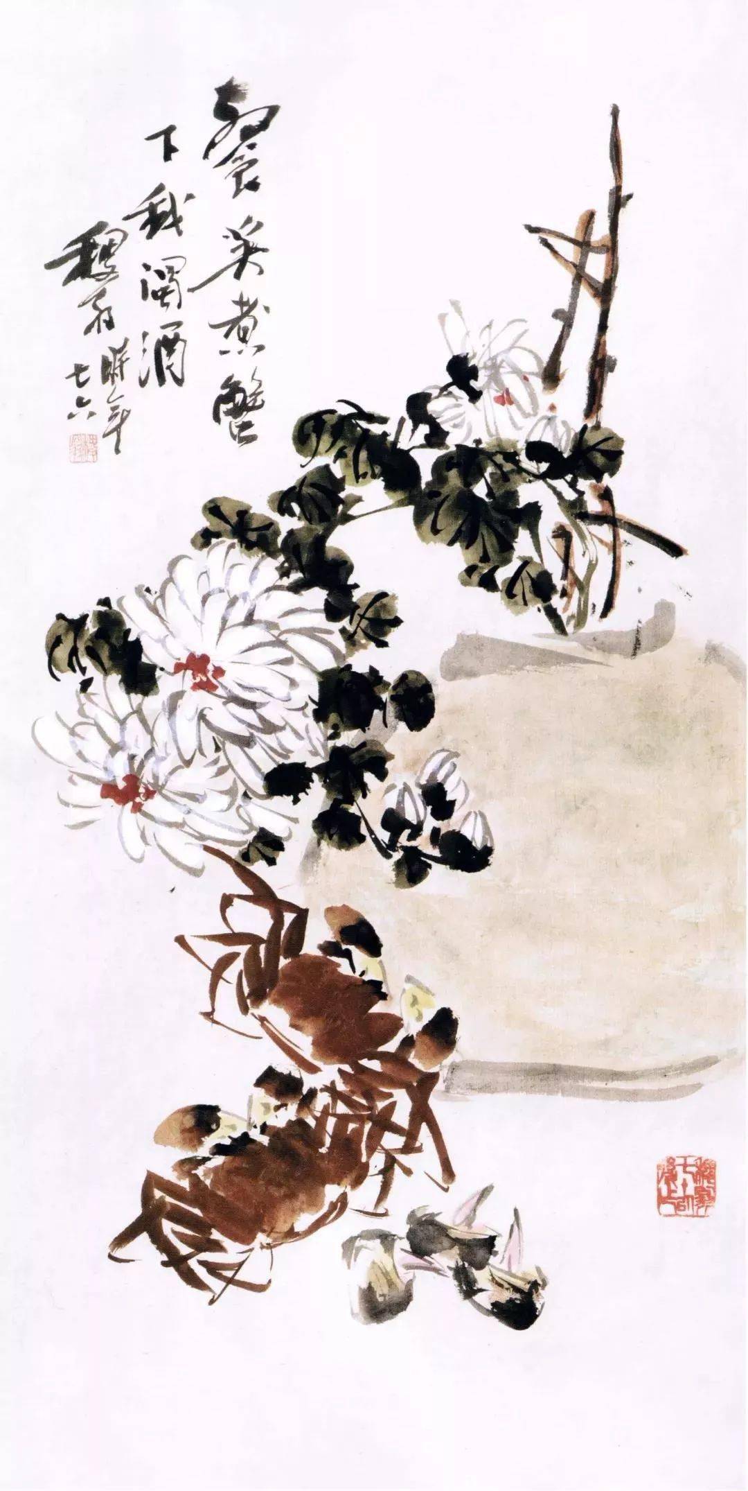 赏国画大师之写意花鸟画，笔墨间的自然韵律