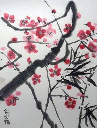 儿童国画梅花，传承文化，启迪童心