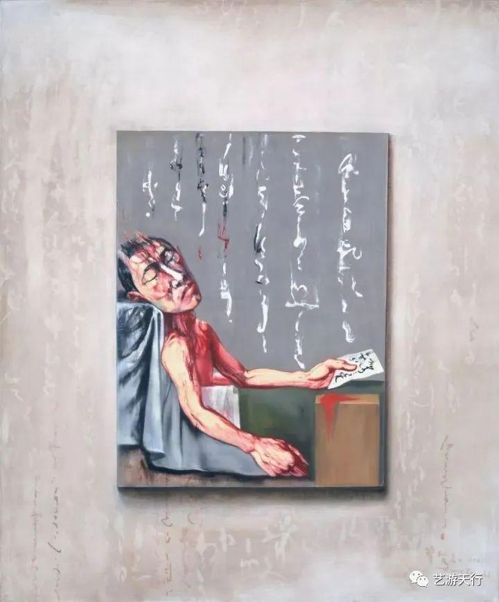 曾梵志的面具系列，艺术与现实的交织