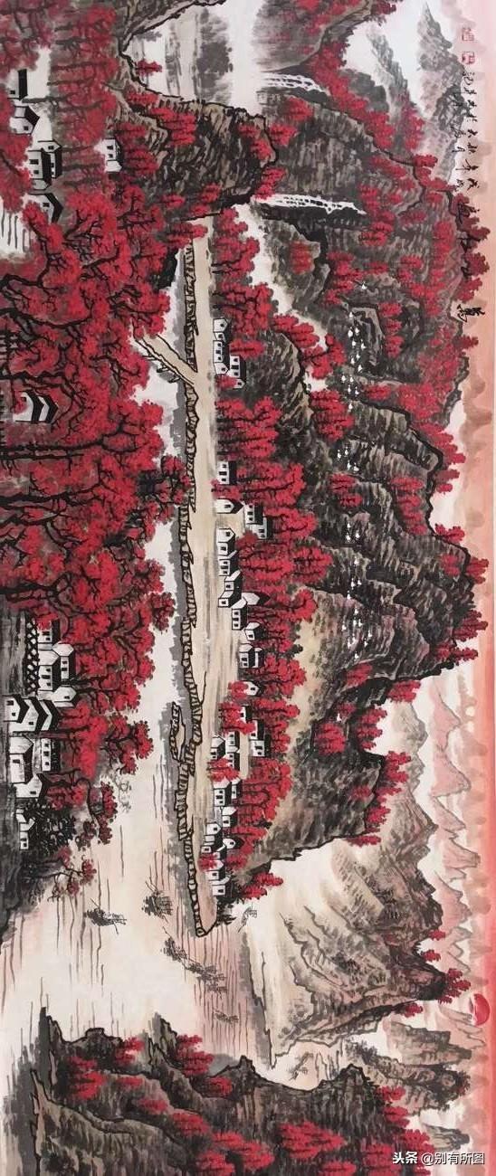 探索国画山水画的艺术奥秘，技法图解与创作指南