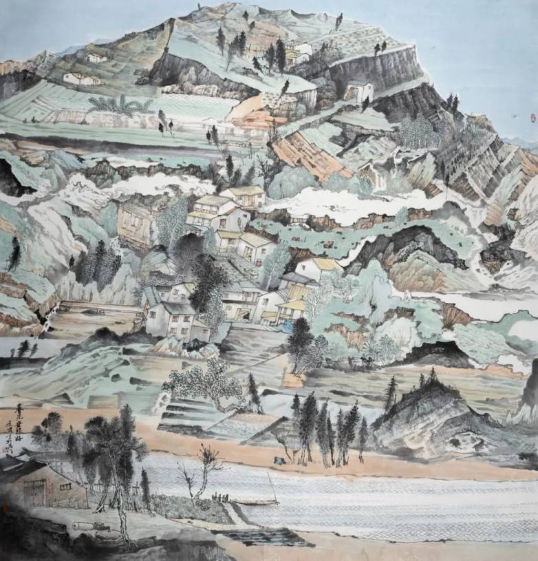 十二届全国美展国画，传统与现代的交融与碰撞