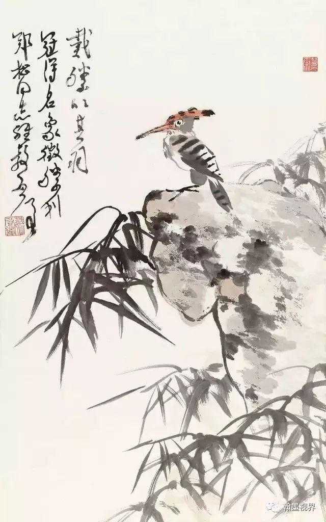 魏启后花鸟画，笔墨间的自然韵律与情感抒发