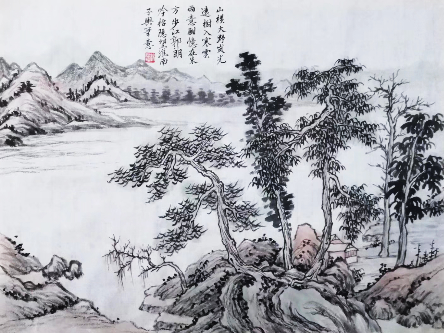 卢禹舜山水画，笔墨间的自然与哲思
