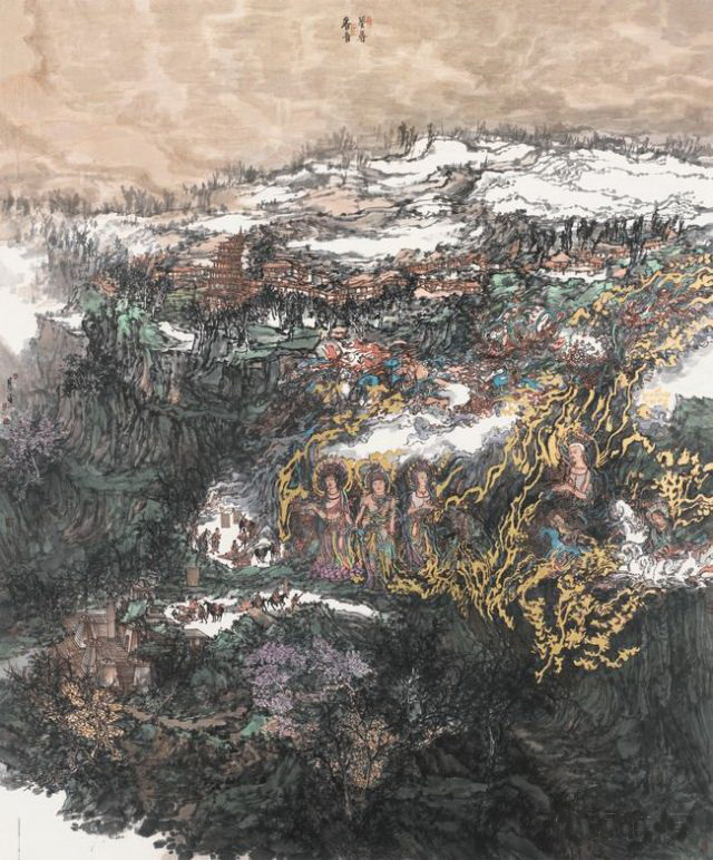 探索国展山水画，入选作品的高清视觉盛宴
