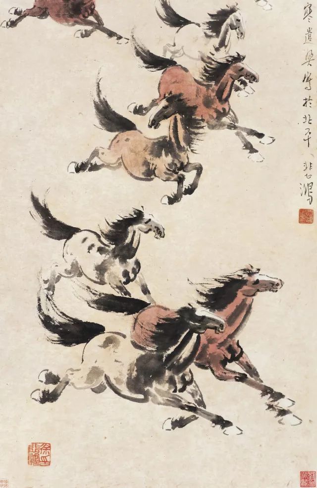 徐悲鸿的画作，艺术与历史的交响