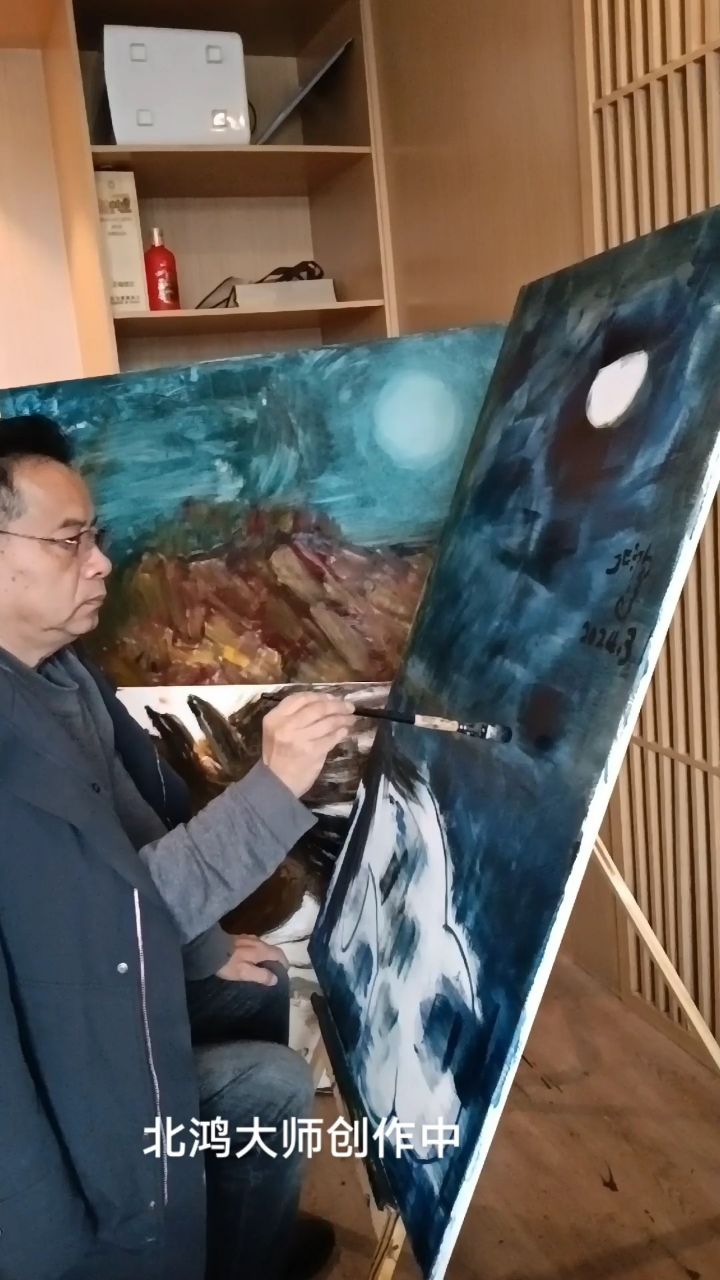 北鸿，中国油画巨匠的色彩与灵魂