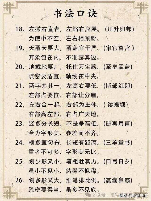 书法技巧口诀及图解，解锁笔墨间的艺术奥秘