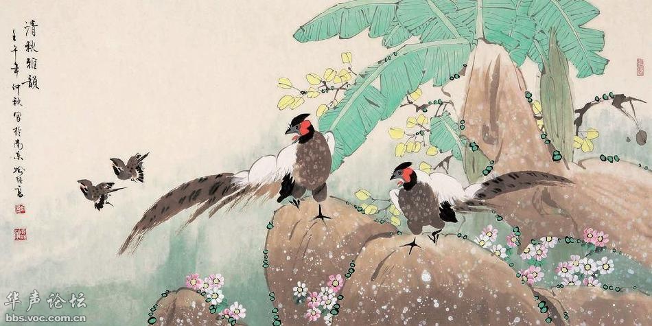 喻继高工笔花鸟画技法的艺术魅力与传承