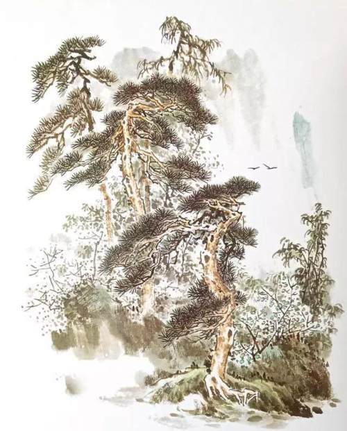 探索国画山水树的艺术魅力，解析山水树画法