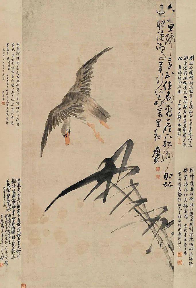 齐白石高清作品欣赏，笔墨丹青中的生活哲学