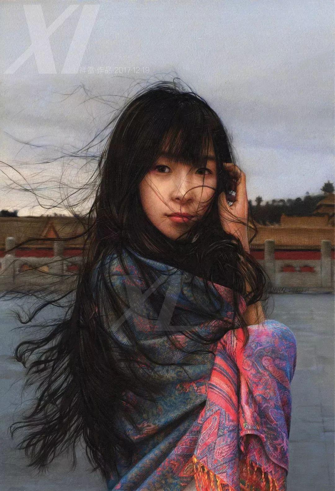 冷军笔下的少女，细腻笔触下的灵魂镜像