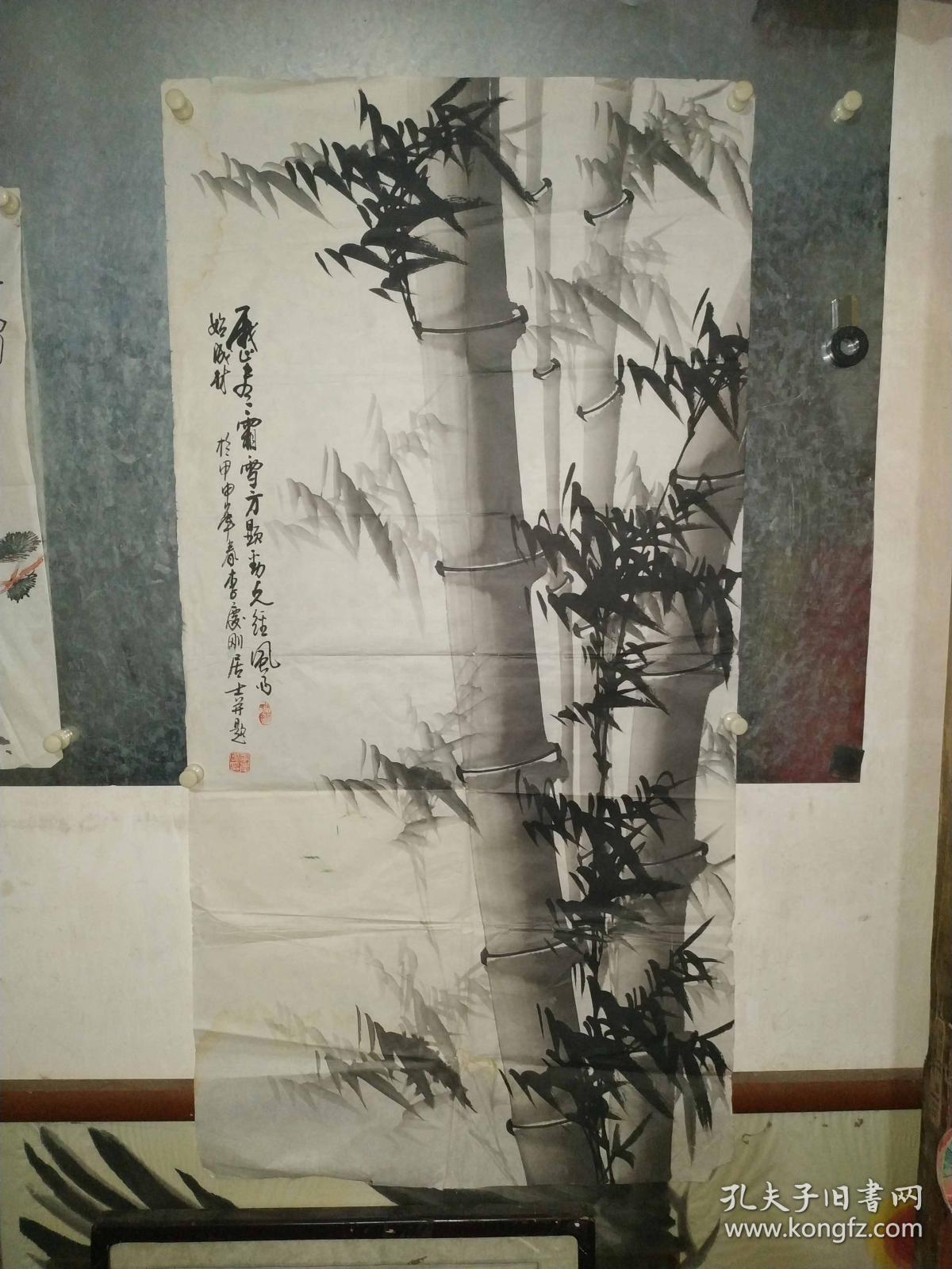 竹影墨韵，探索李庆刚竹画一平尺的独特魅力与市场价值
