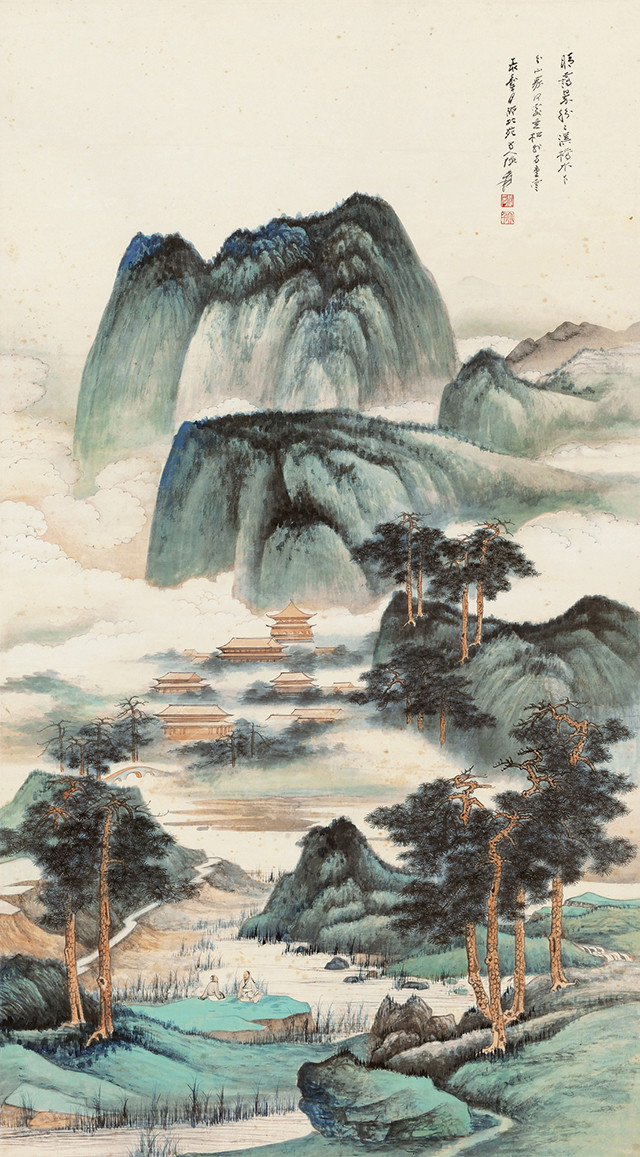 张大千爱痕湖拍卖过亿，艺术市场的奇迹与文化价值的彰显