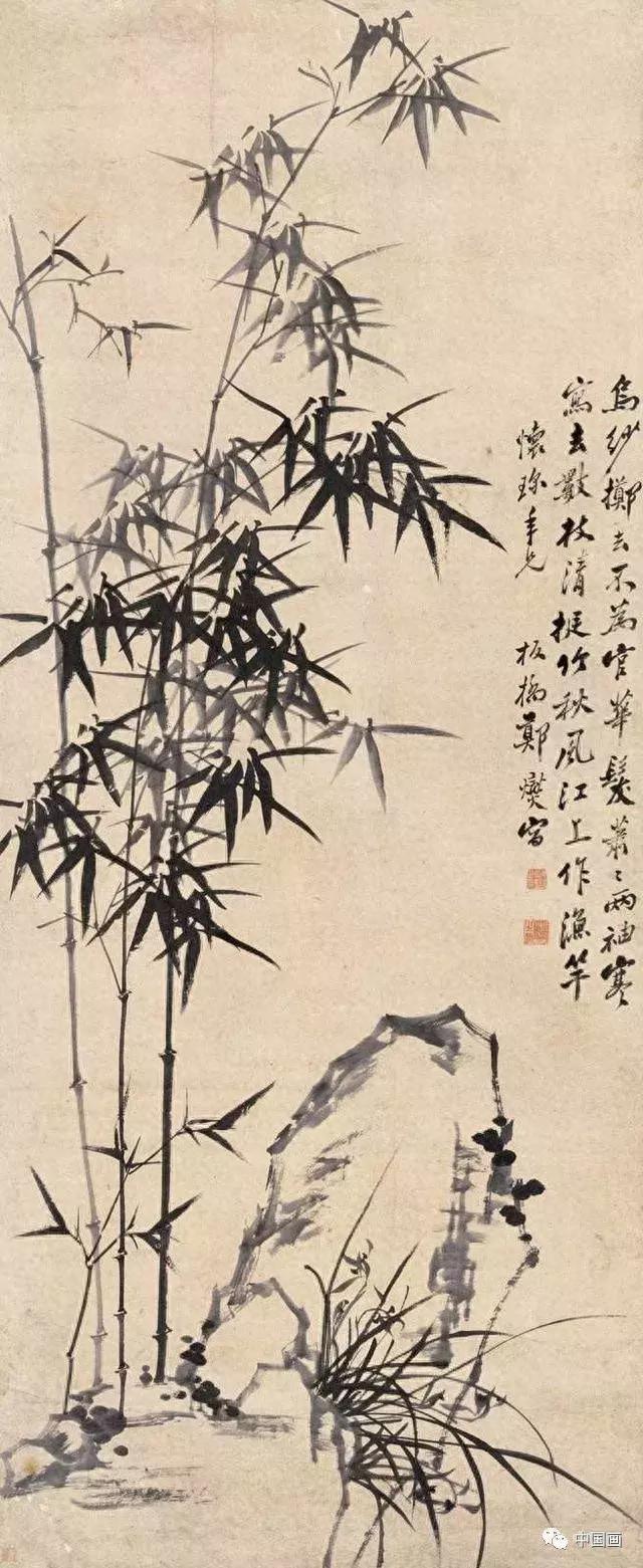 郑板桥竹画，笔墨间的自然韵律与人文情怀