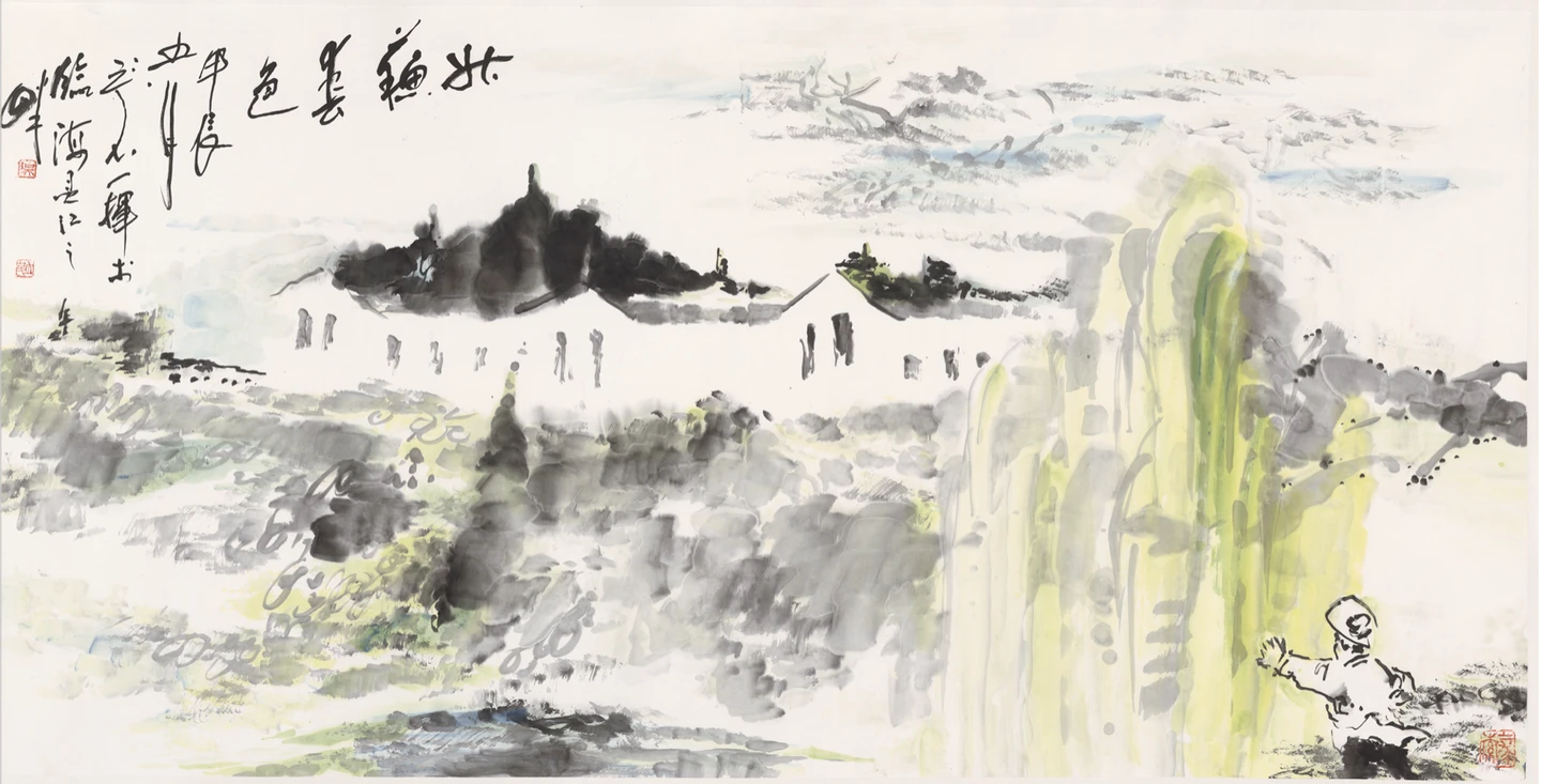 探索中国插画网上的水粉画艺术，色彩与情感的交融