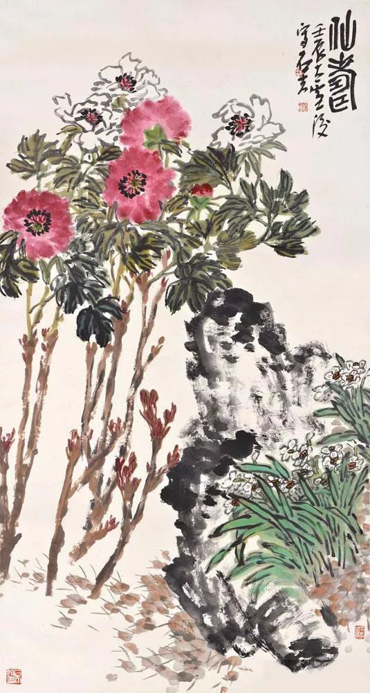 郭石夫大写意花鸟画作品的艺术魅力与精神内涵