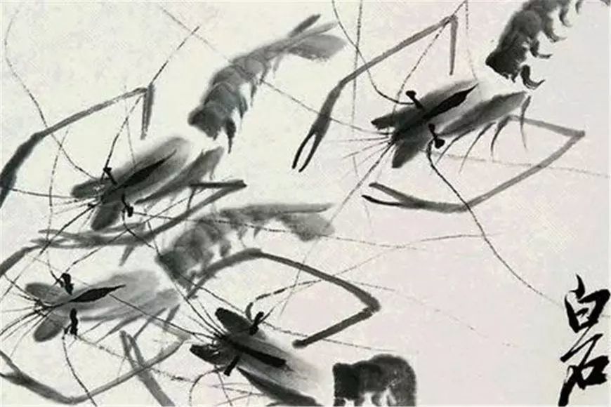 齐白石虾画