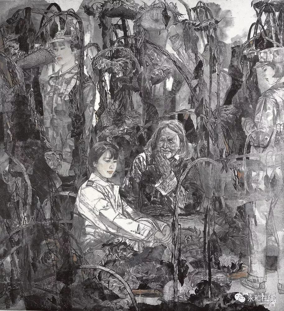 第十一届全国美展中国画作品，传统与现代的交融