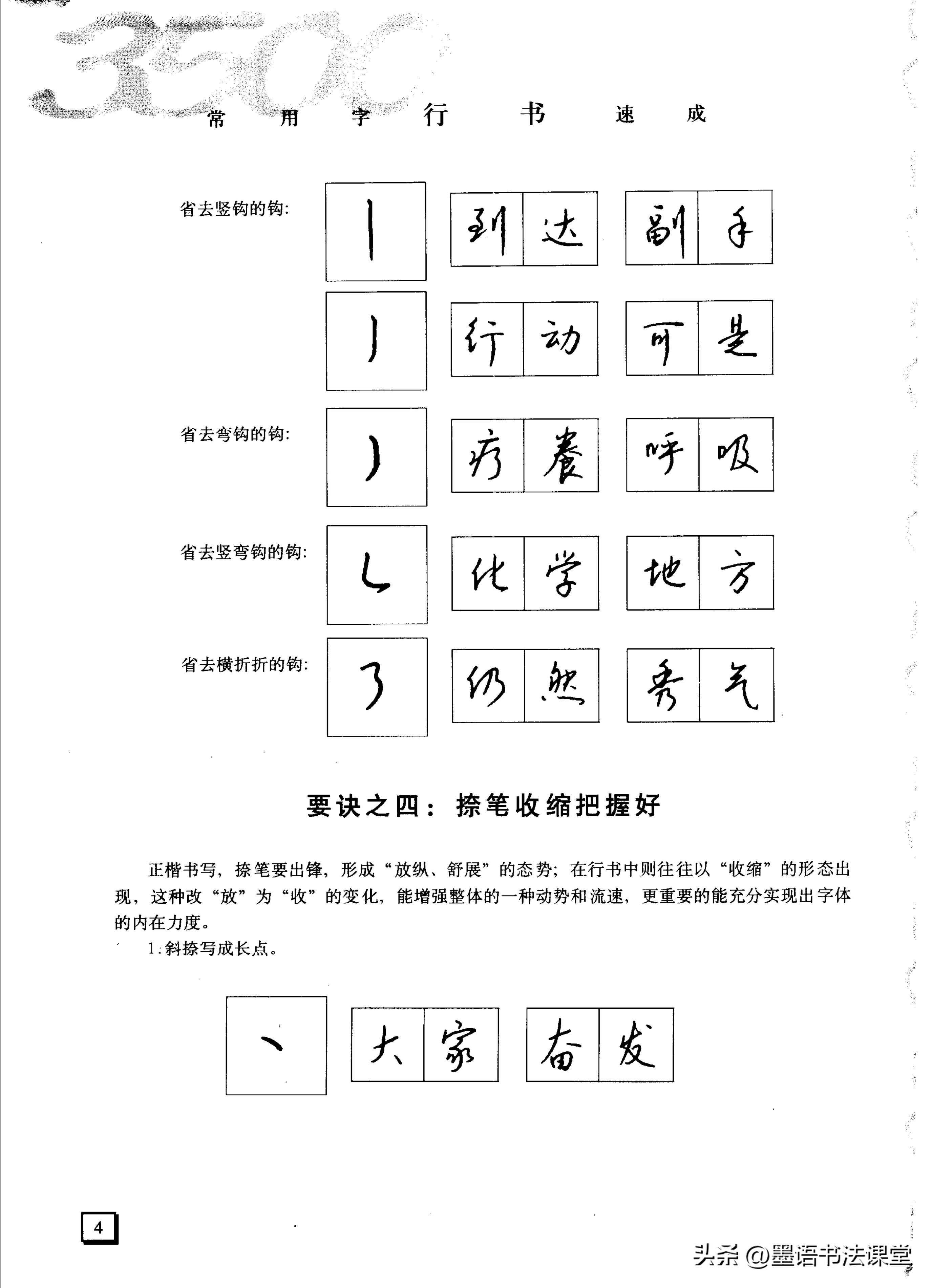 提升书法之美，行书字帖3500常用字教程