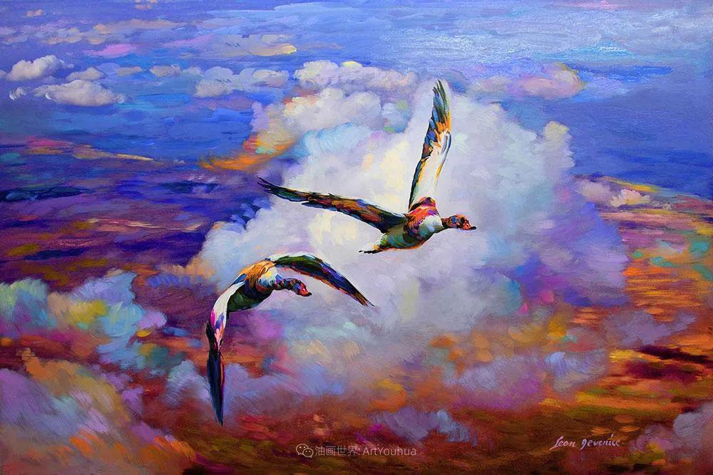 探索色彩与灵魂的交响，龙力游油画作品欣赏
