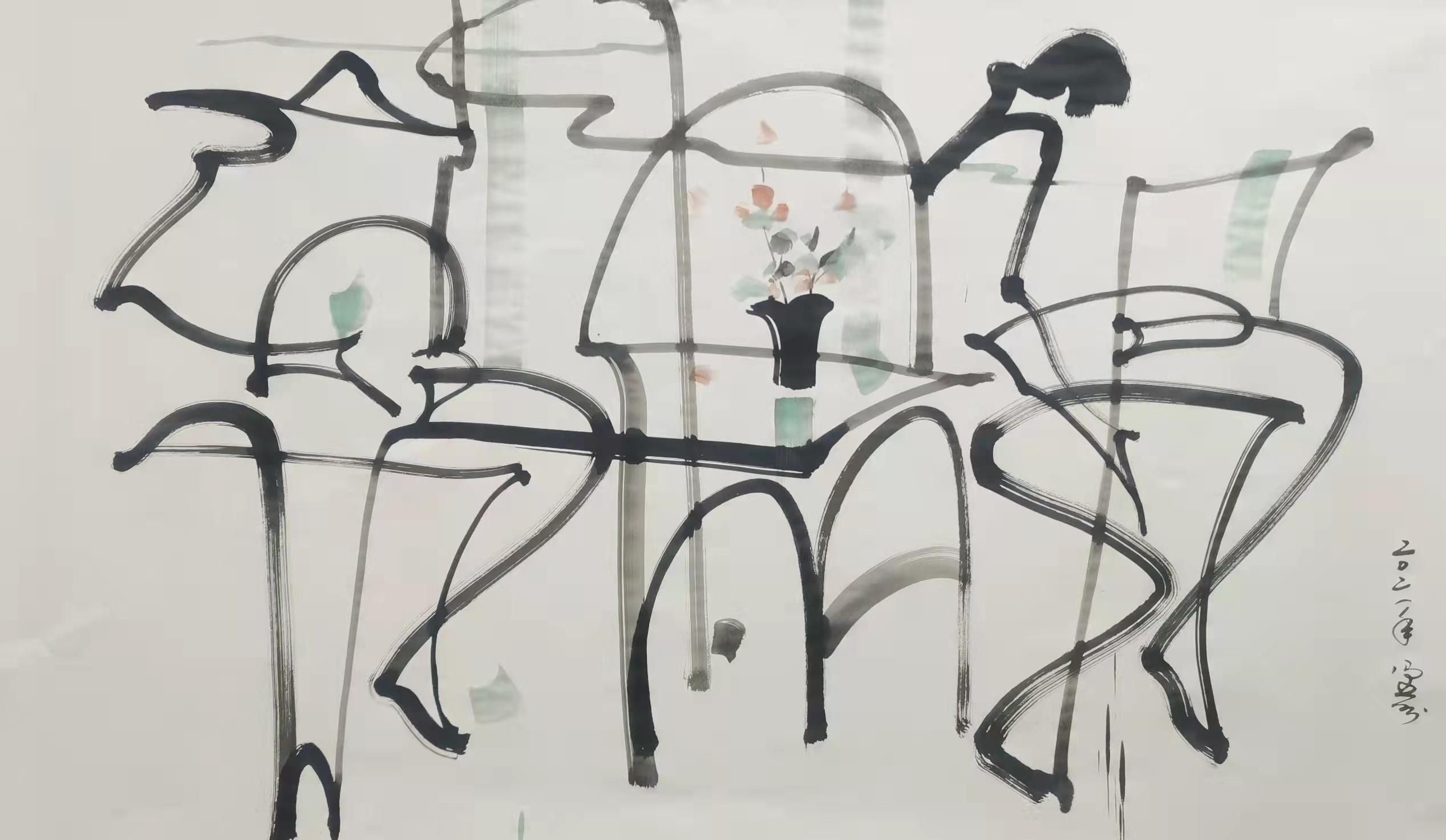 冯五洲作品图片，光影中的诗意与哲思