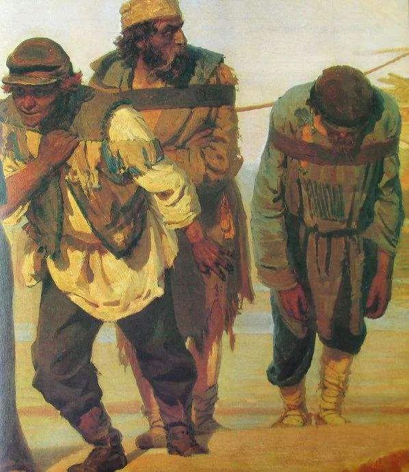 列宾作品赏析，从伏尔加河上的纤夫到伊凡雷帝杀子的深刻洞察