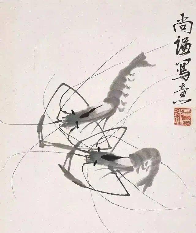 齐白石的虾，水墨丹青中的灵动生命