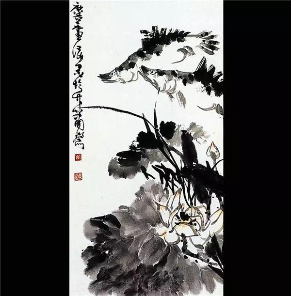 许麟庐笔下的荷花鳜鱼，传统与创新的和谐共生