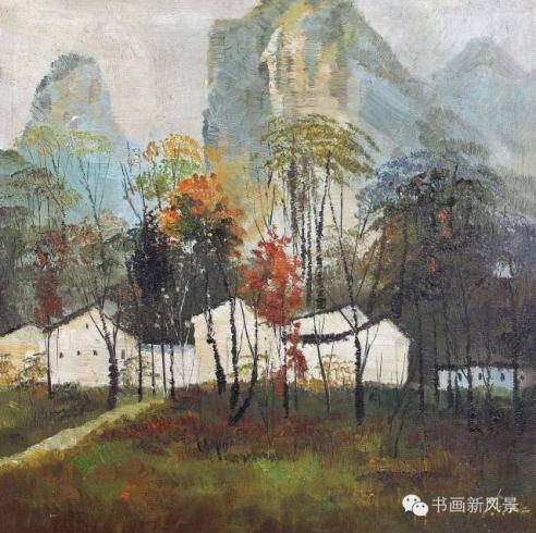 探索吴冠中油画山水的艺术魅力