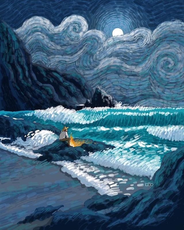 梵高，在色彩的海洋中遨游——探索其油画作品的独特魅力