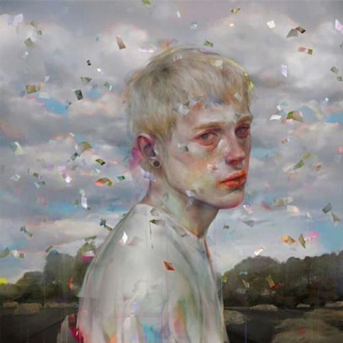 探索油画艺术中的男生头像魅力，一笔一划间的青春与灵魂