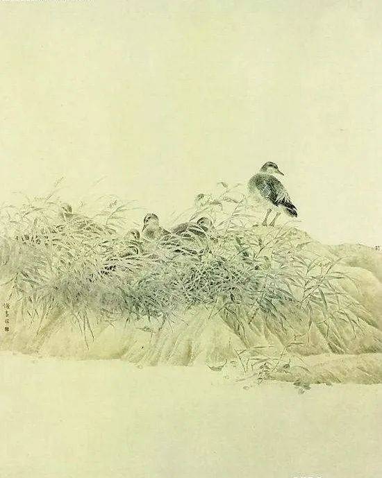 工笔画的特点，细腻入微，色彩丰富，意境深远