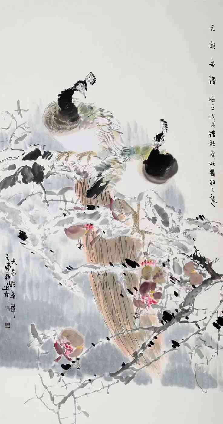 当代国画作品的创新与传承，传统与现代的交融