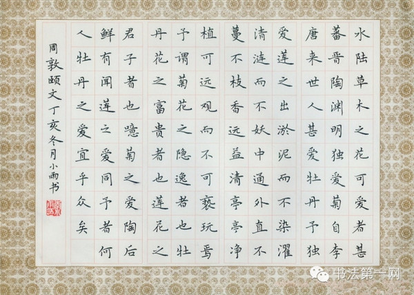 楷书硬笔书法作品欣赏大全，笔墨间的艺术盛宴