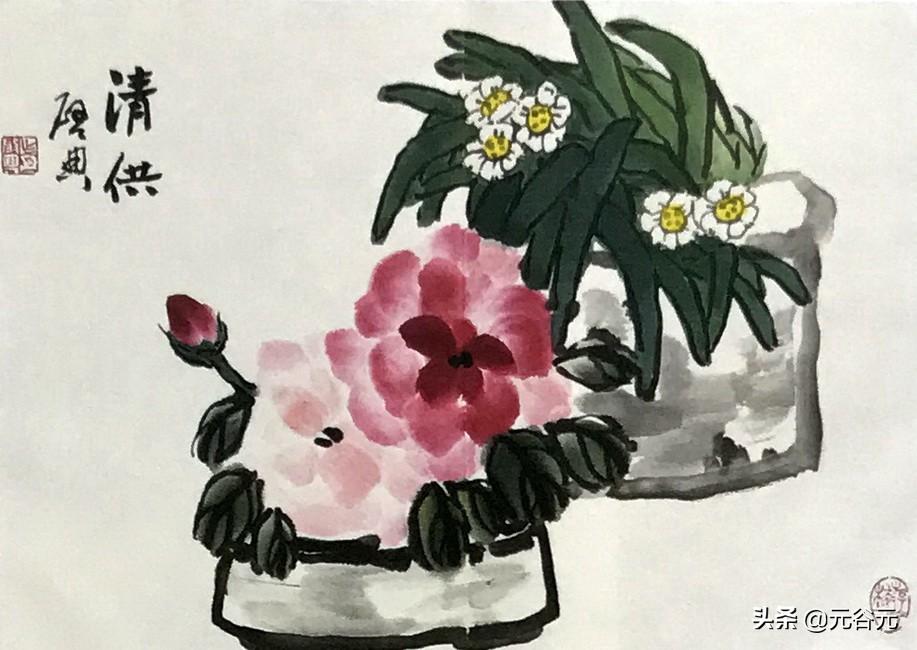 乍启典花鸟作品，笔墨间绽放的自然之歌