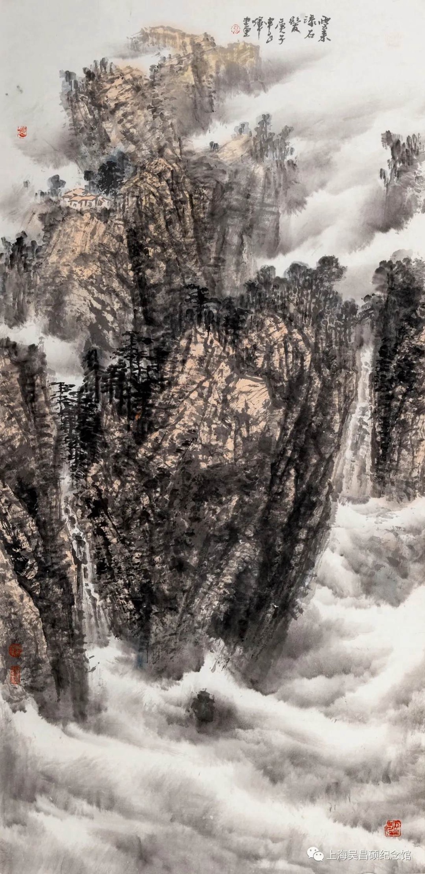 申世辉山水画，笔墨间的自然韵律与人文情怀
