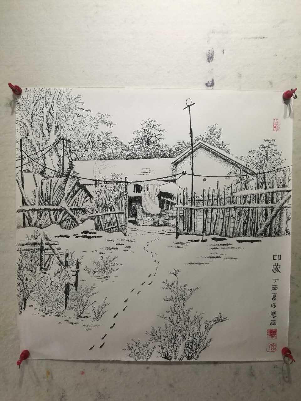 探索国画基本技法，笔墨纸砚中的艺术奥秘