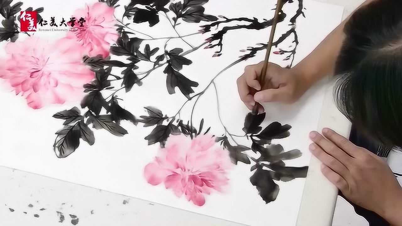 探索国画牡丹之美，通过教学视频解锁传统艺术魅力
