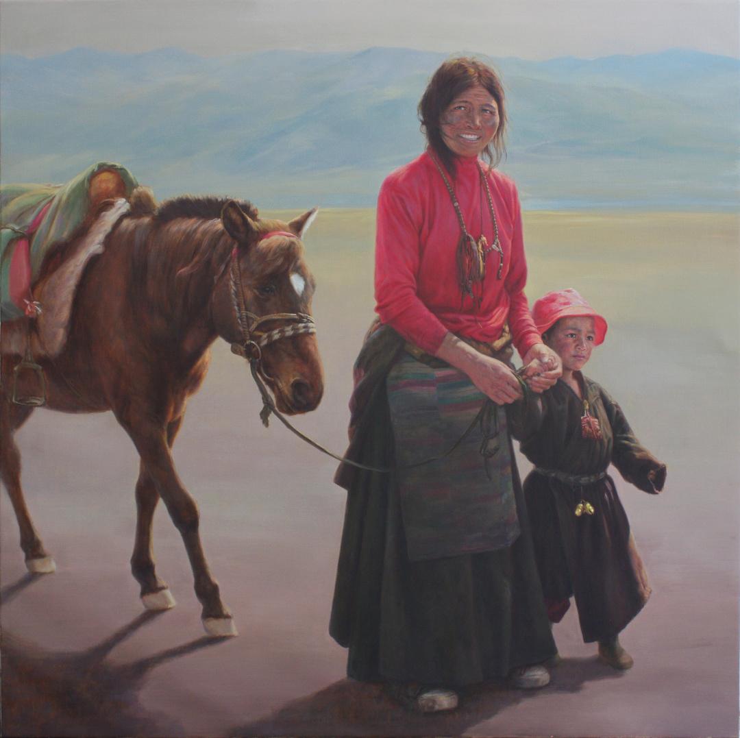 探索中国现代油画大师的笔触与灵魂——作品欣赏之旅