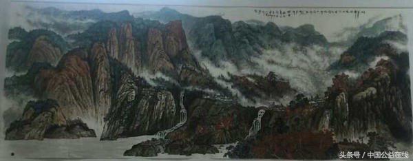 董吉泉，笔墨丹青绘山水，意境深远寄情怀