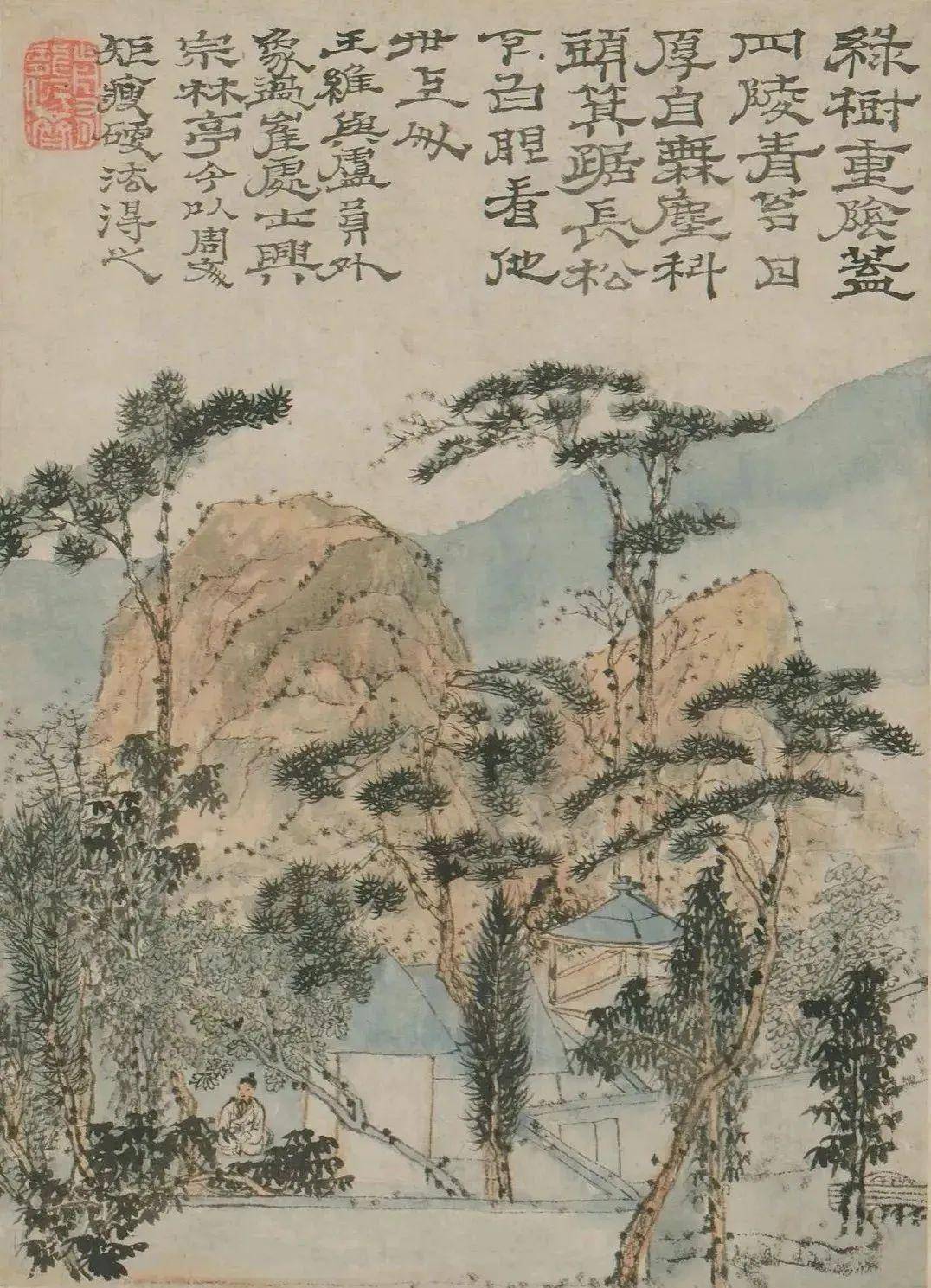 探寻石涛的山水清音图，笔墨间的自然与心灵对话