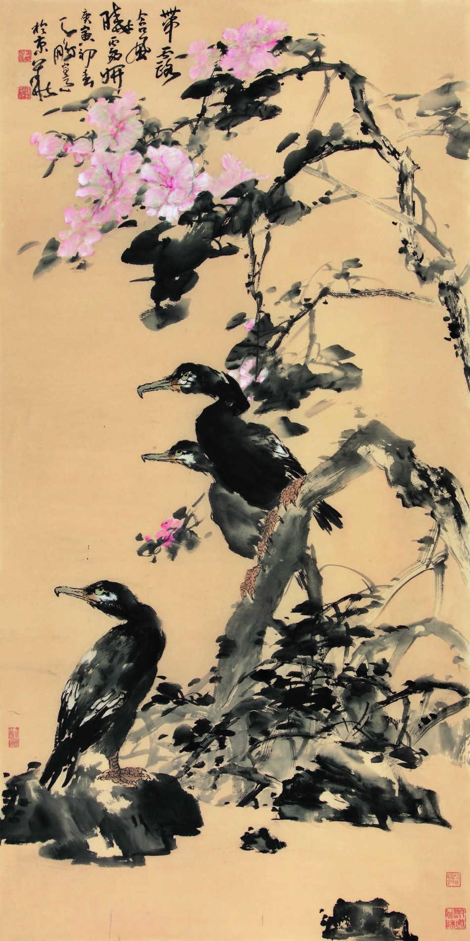 赏心悦目，陈鹏花鸟画作品的艺术魅力