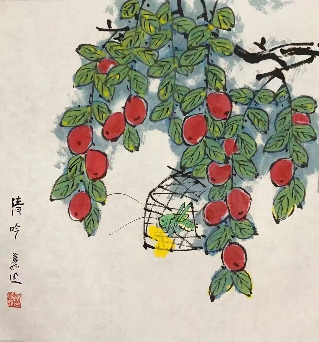 儿童国画鱼，传统艺术与童真乐趣的完美融合