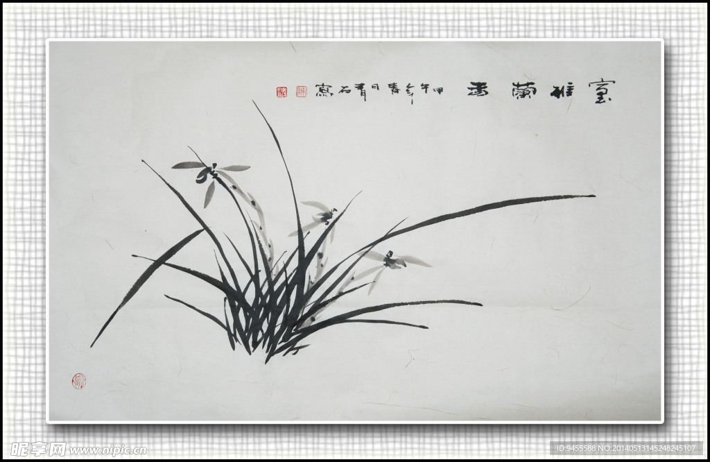 兰花国画之美，一幅幅大图背后的艺术与文化