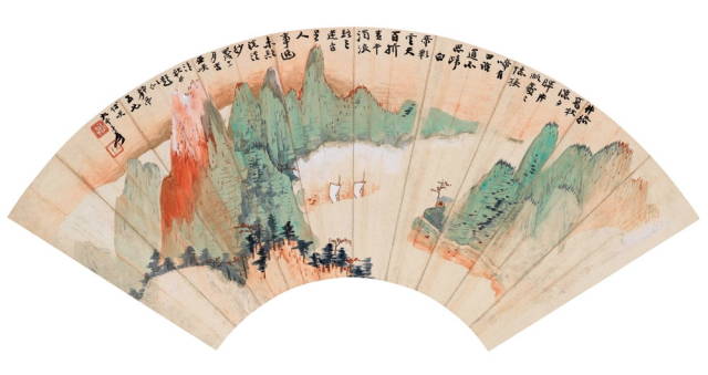 探索中国传统艺术瑰宝，金碧山水画法