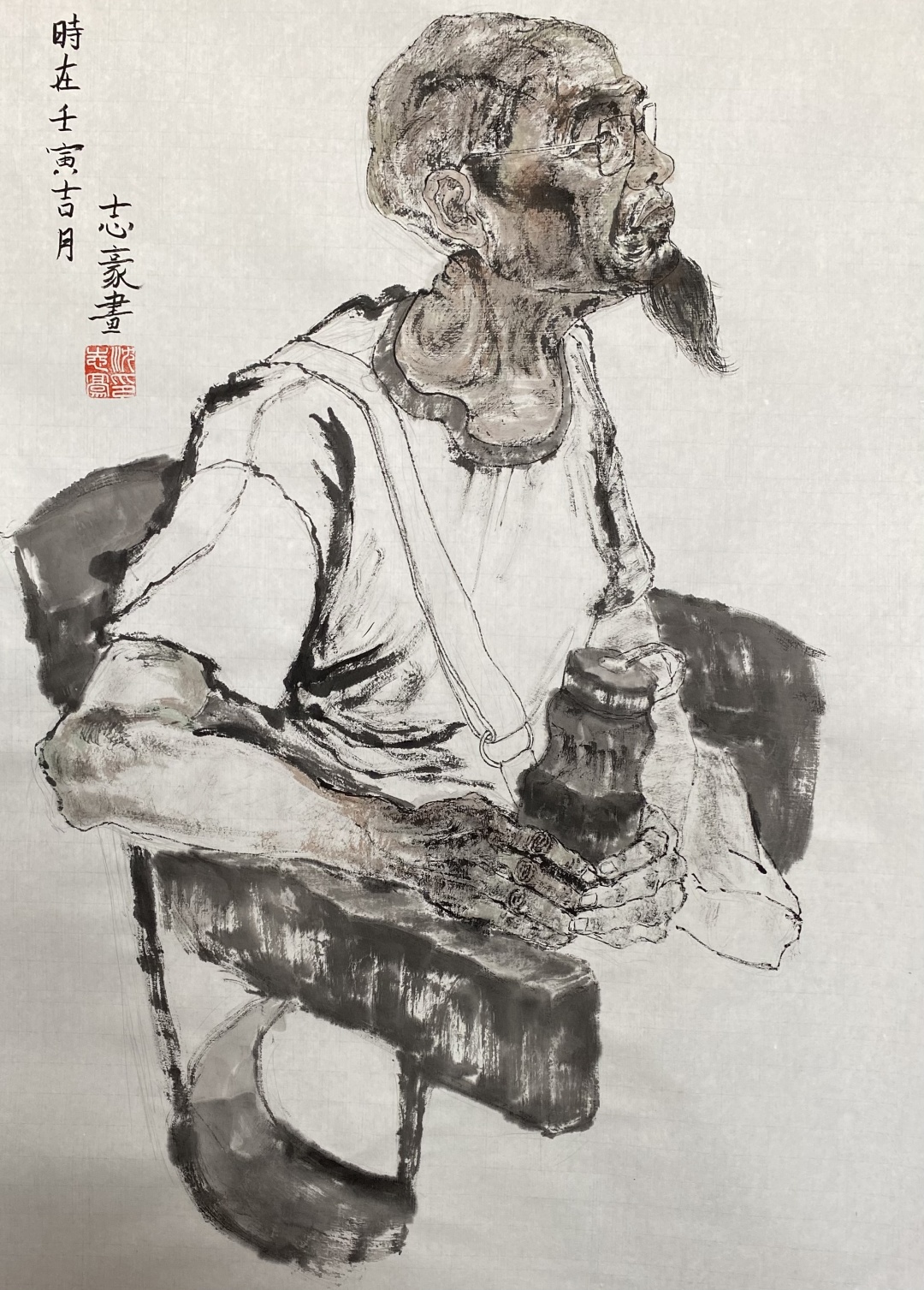 探寻国画水墨人物的艺术魅力